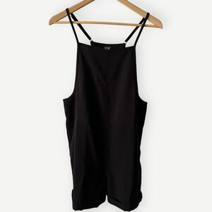 Orb Life Sleeveless Black Shortie Shorts Jumpsuit Romper. Medium. NEW.